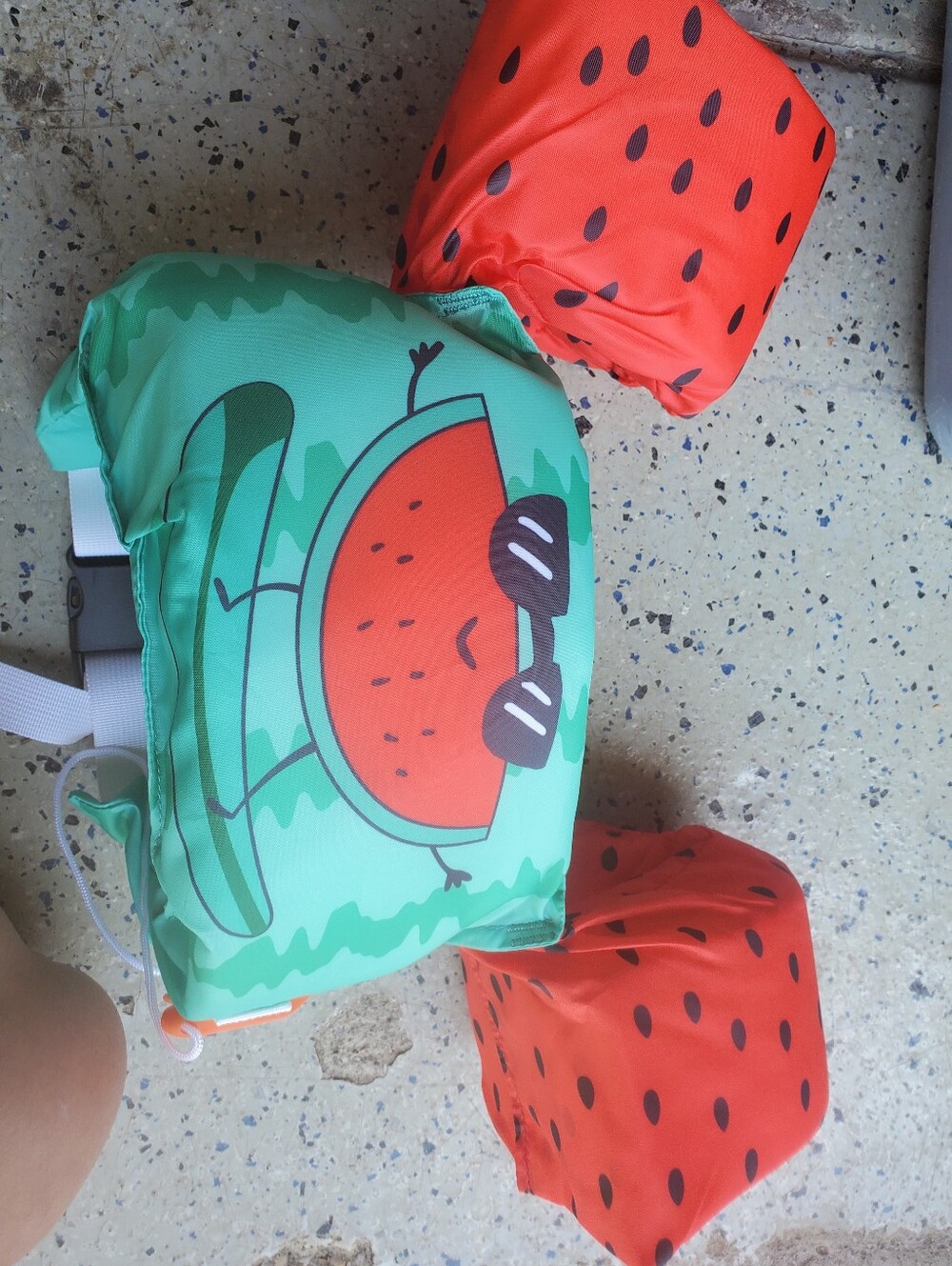 Kids Watermelon Floatation Swim Set - Green & Red Swim Vest Newk
